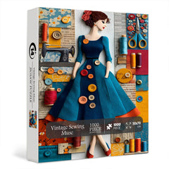 Vintage Sewing Muse Puzzle 1000 Teile