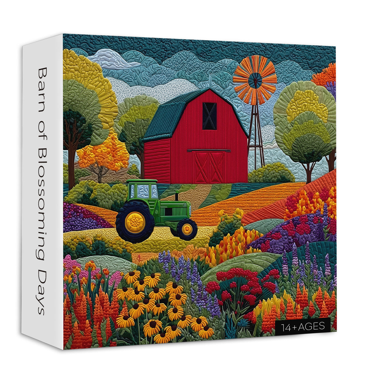 Barn of Blossoming Days Jigsaw Puzzle 1000 Pieces