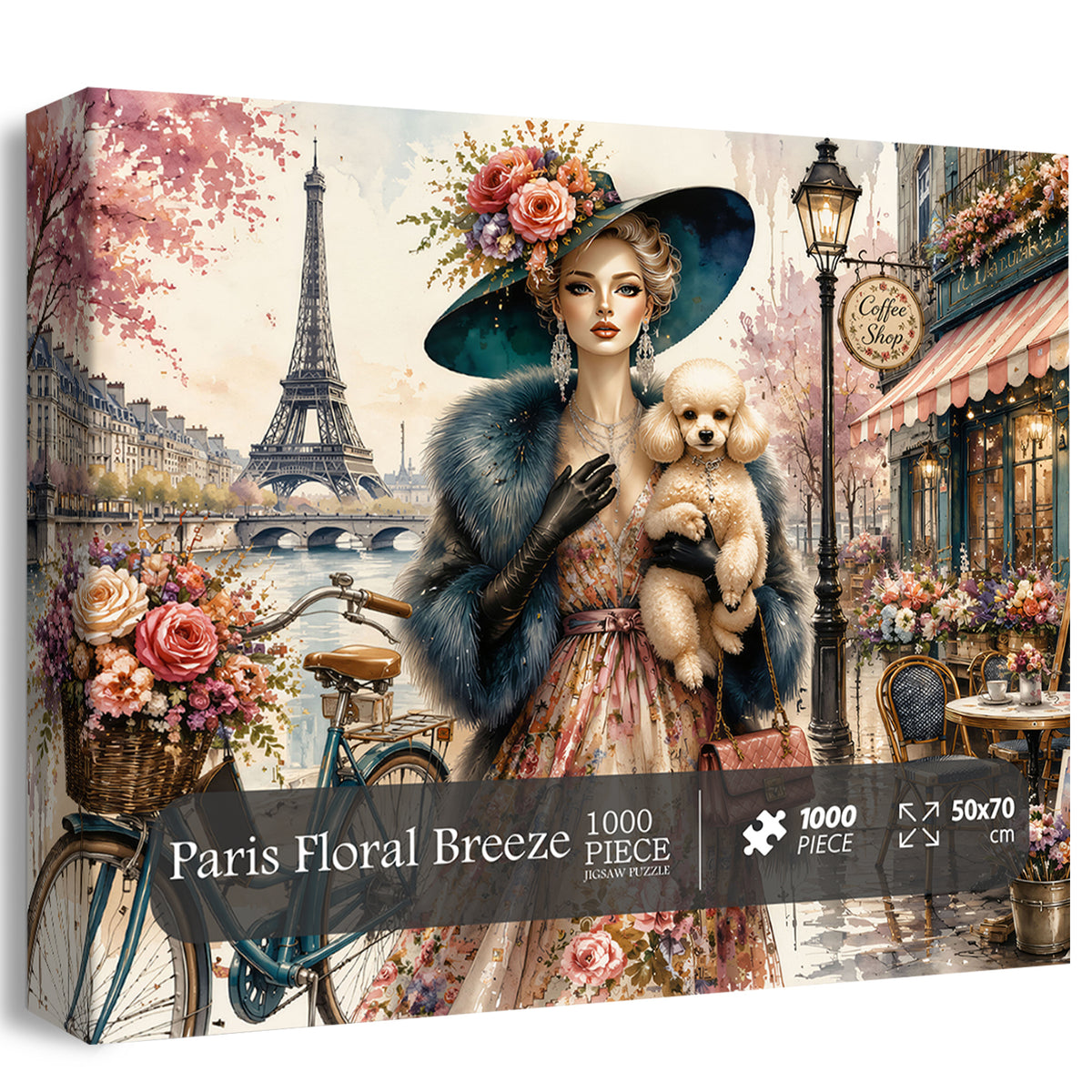 Paris Floral Breeze Puzzle 1000 Teile