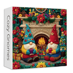 Gemütliche Gnomes Puzzle 1000 Stücke