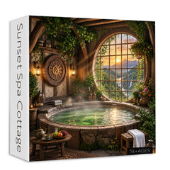 Sunset Spa Cottage Puzzle 1000 Teile