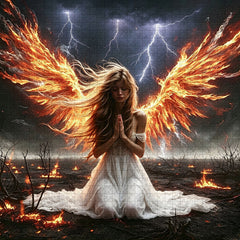 Phoenix Angel Prayer Puzzle 1000 Teile