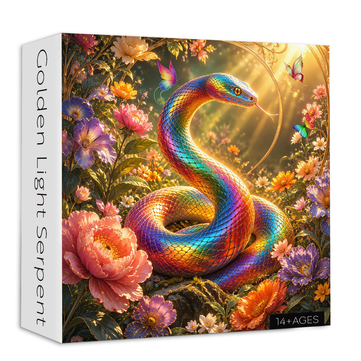 Golden Light Serpent Jigsaw Puzzle 1000 Pieces