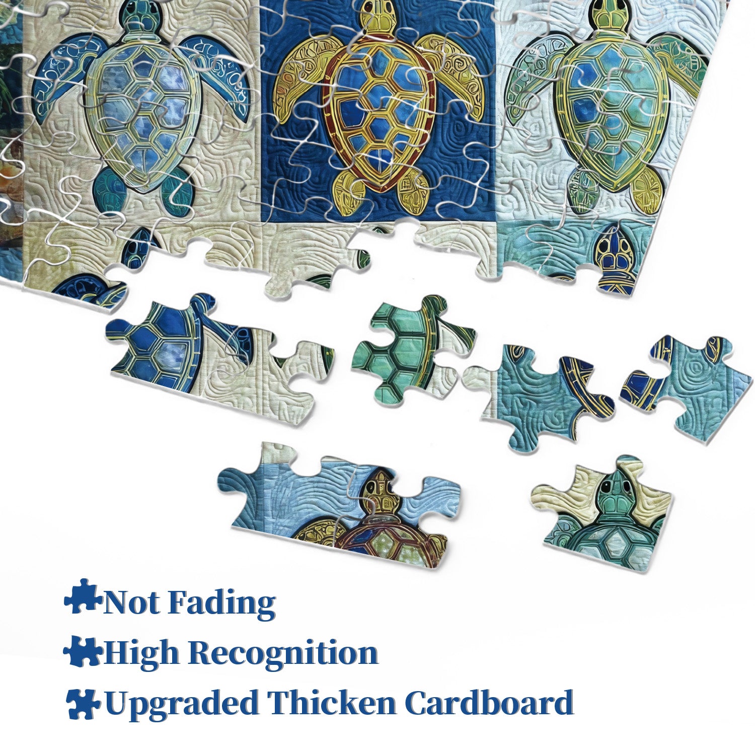 Stoffschildkröten-Puzzle 1000 Teile
