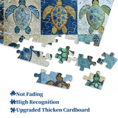 Stoffschildkröten-Puzzle 1000 Teile