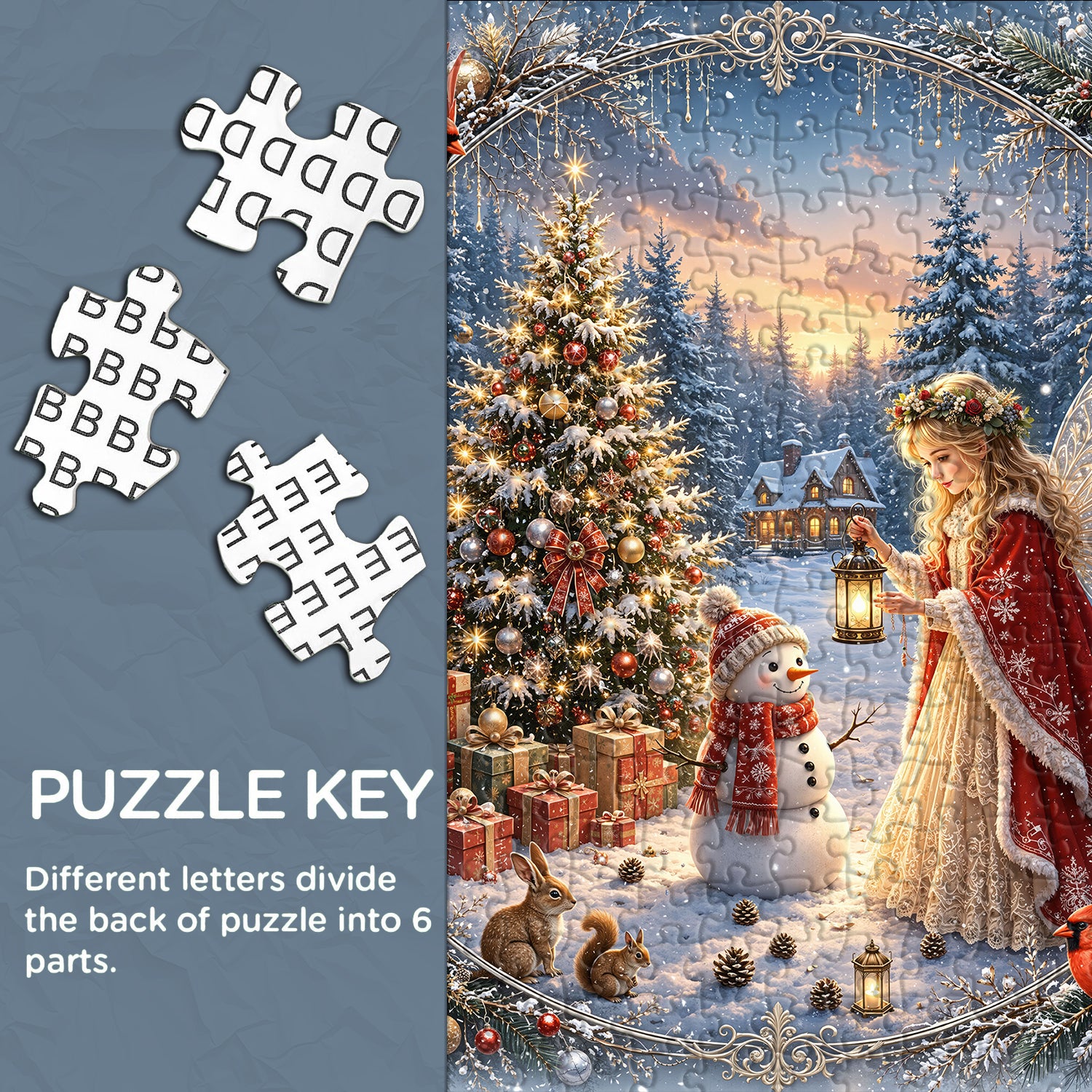 Winter Fairy Glow Jigsaw Puzzle 1000 Pieces