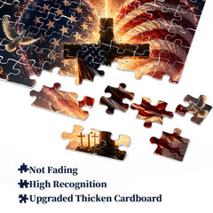 Kreuz- und Herzflaggen-Puzzle, 1000 Teile