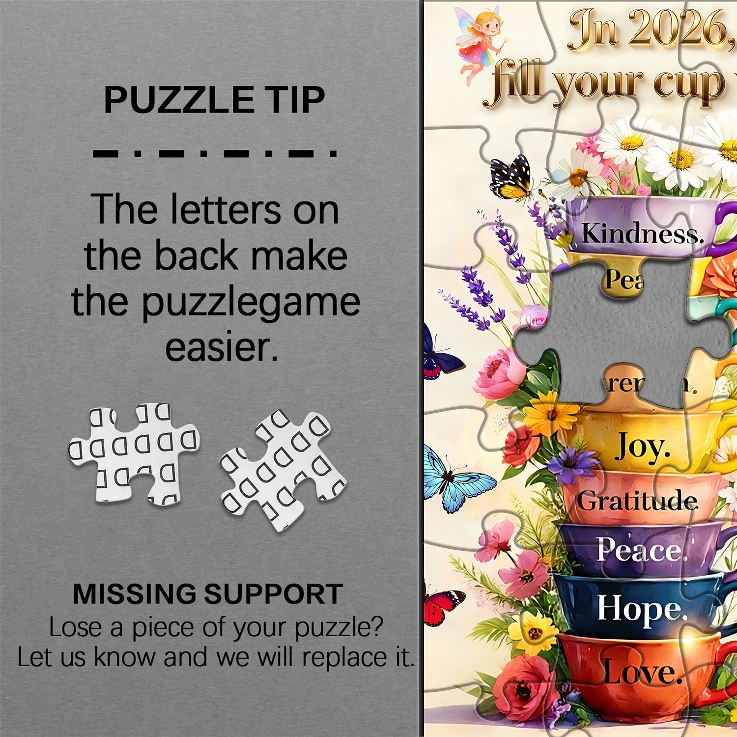 Cup of Wise Sayings Jigsaw Puzzle 1000 Pieces