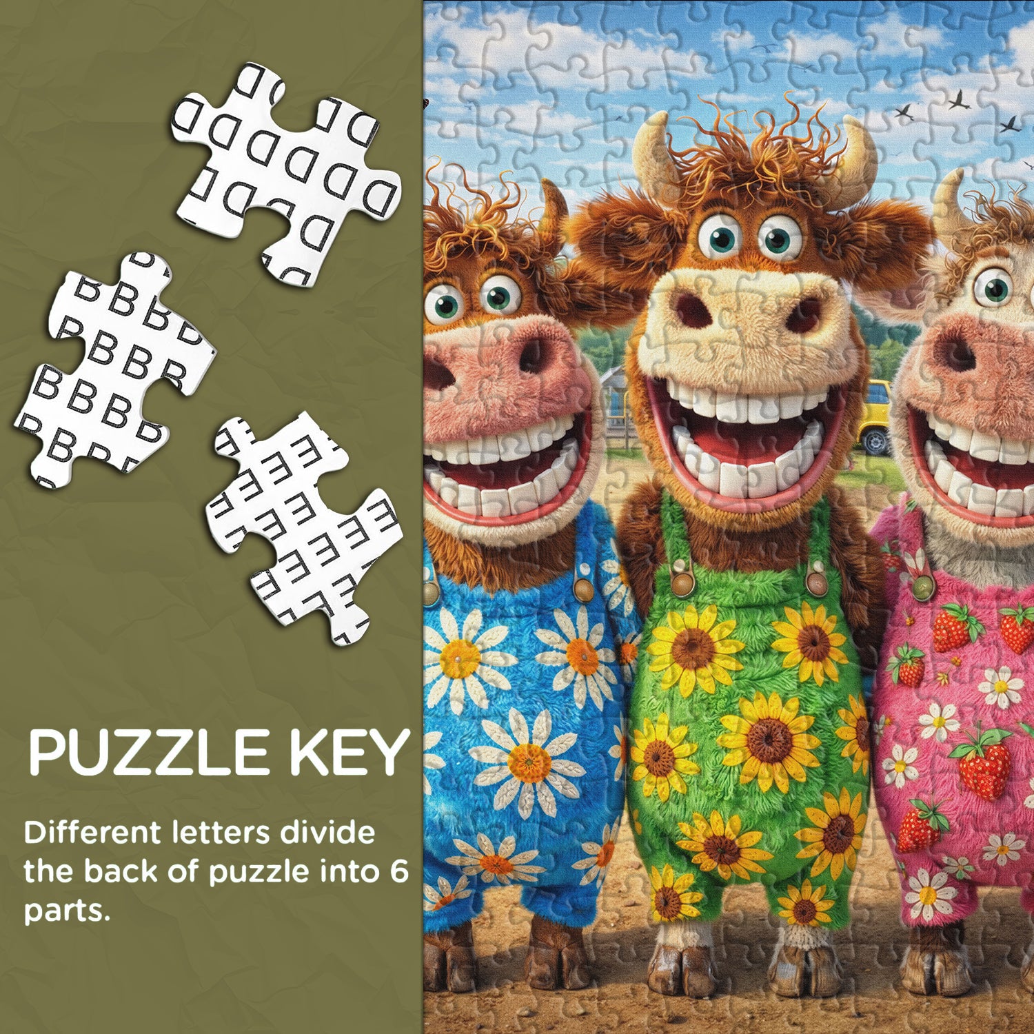 Happy Farm Friends Puzzle 1000 Teile