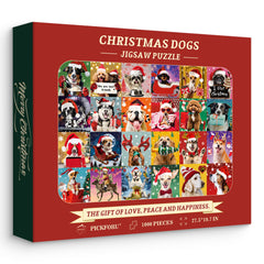 Christmas Dogs Jigsaw Puzzle 1000 Pieces