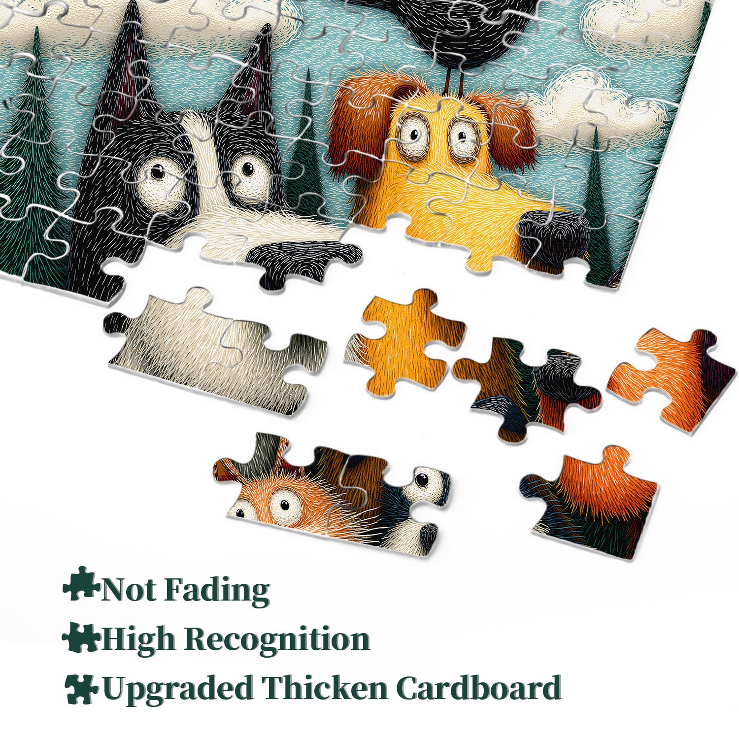 Furry Friends jigsaw Puzzle 1000 Pieces