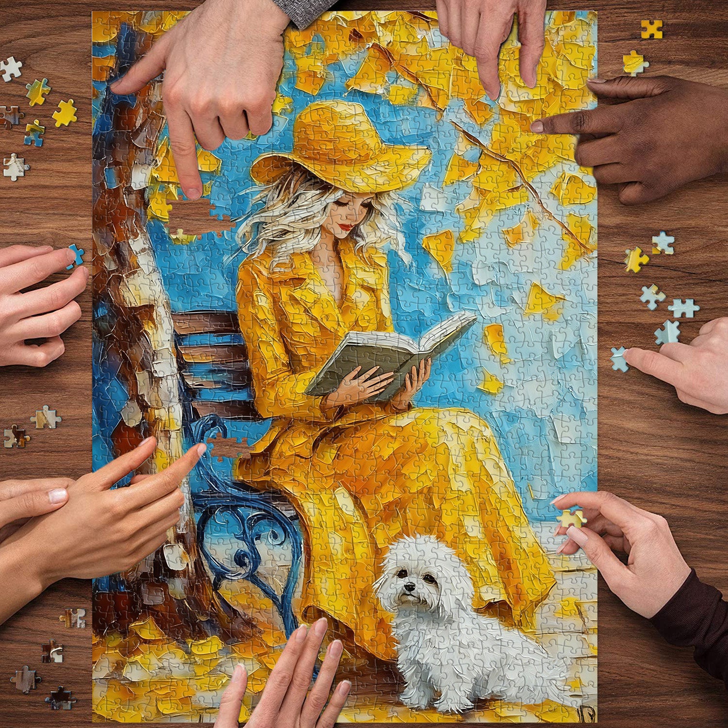 Golden Hour Read Jigsaw Puzzle 1000 Pieces
