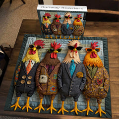 Runway Roosters Jigsaw Puzzle 1000 Pieces