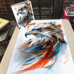 Colorful Wing Divine Eagle Jigsaw Puzzle 1000 Pieces