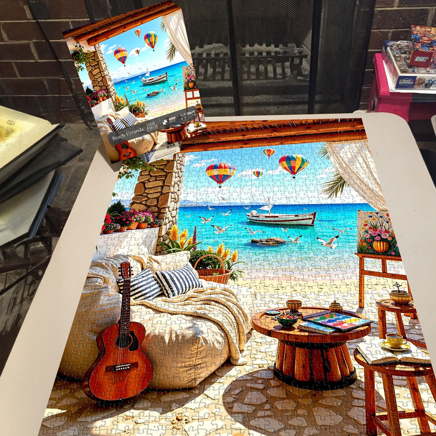 Beach Veranda Jigsaw Puzzle 1000 Pieces