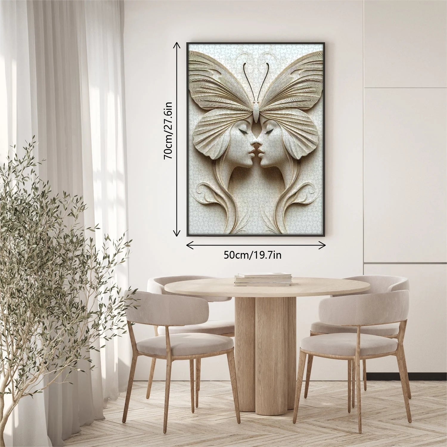 Butterfly Faced Twins Jigsaw Puzzle 1000 Pieces