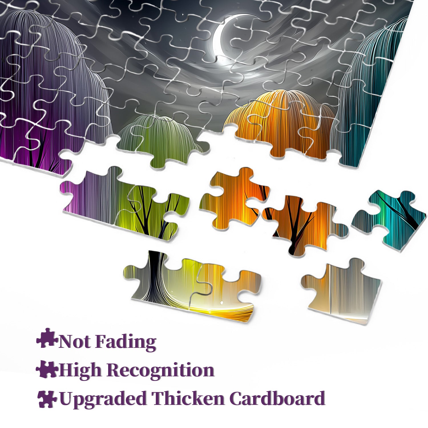 Kaleidoskop-Weiden-Puzzle, 1000 Teile