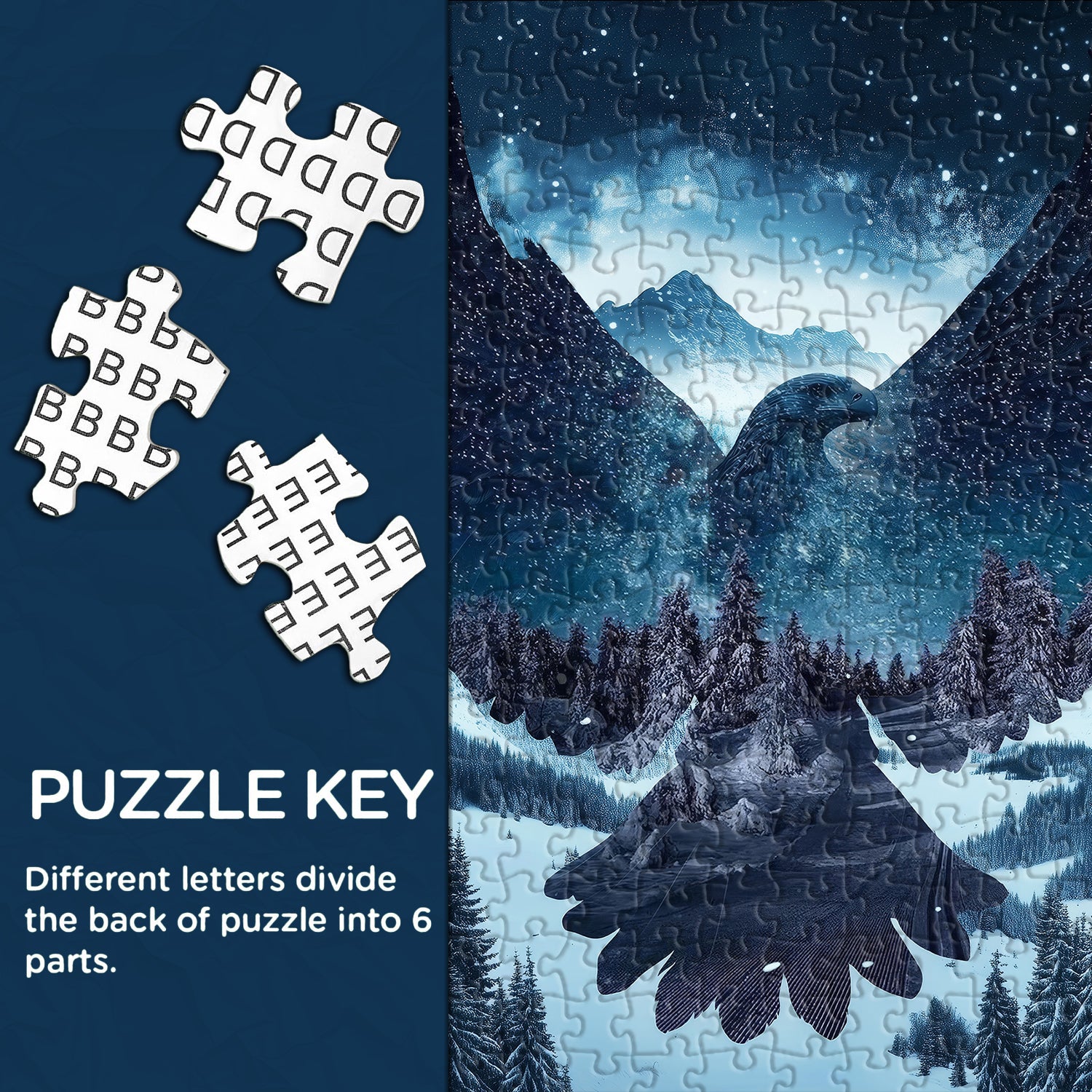 Frosty Summit Soar Jigsaw Puzzle 1000 Stücke