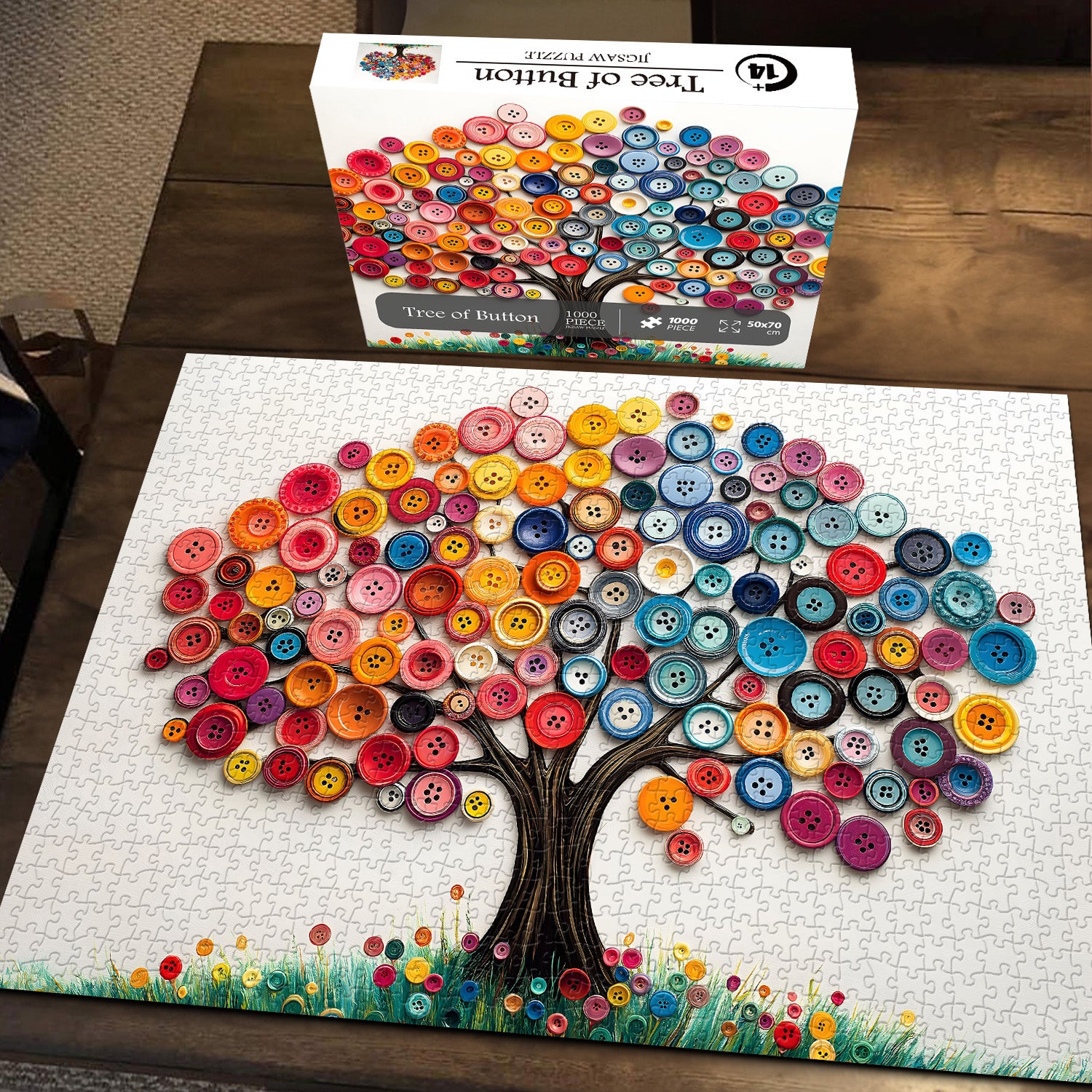 Tree of Button Jigsaw Puzzle 1000 Pieces