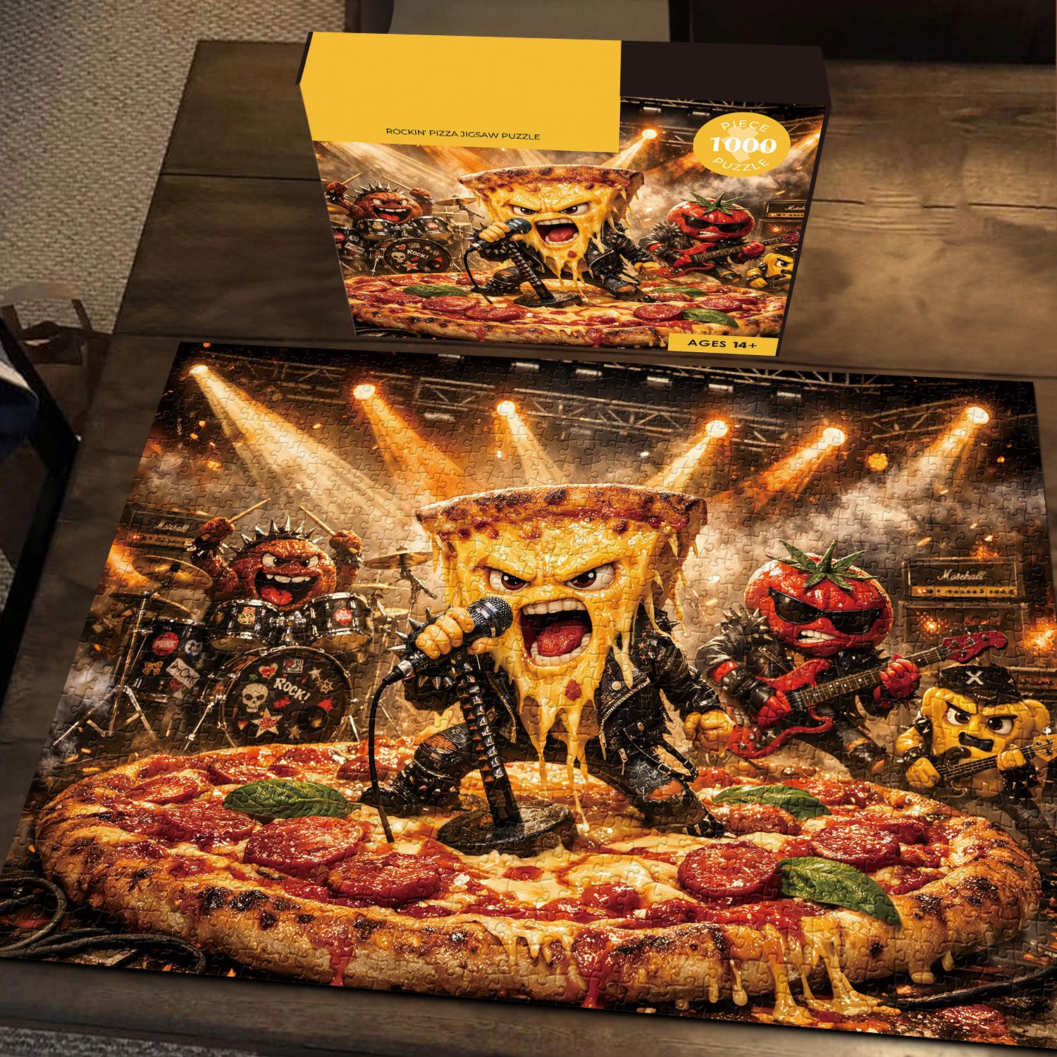 Rockin' Pizza Jigsaw Puzzle 1000 Pieces