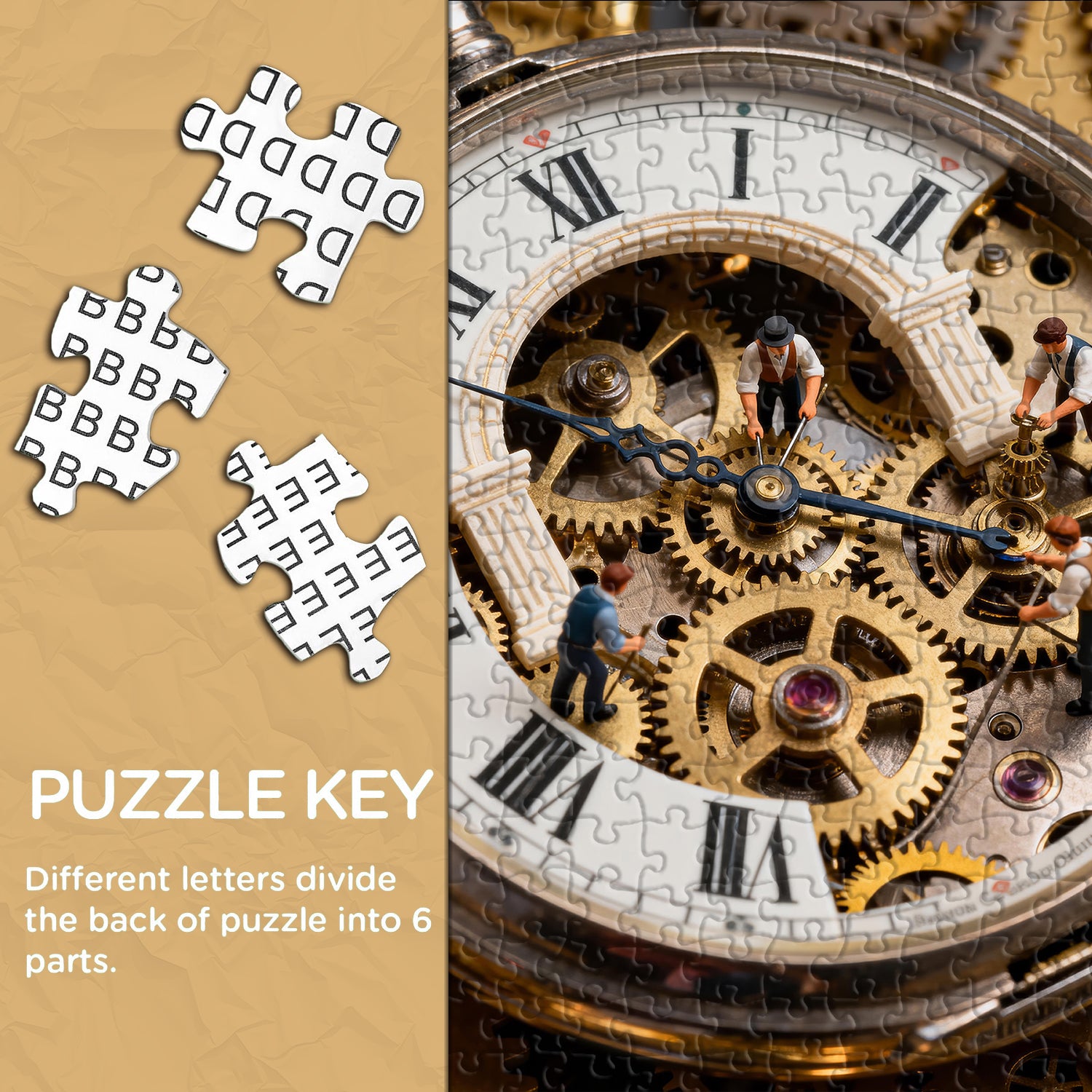 Taschenuhr Traum Puzzle 1000 Teile