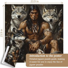 King Of The Wolves Jigsaw Puzzle 1000 Pieces