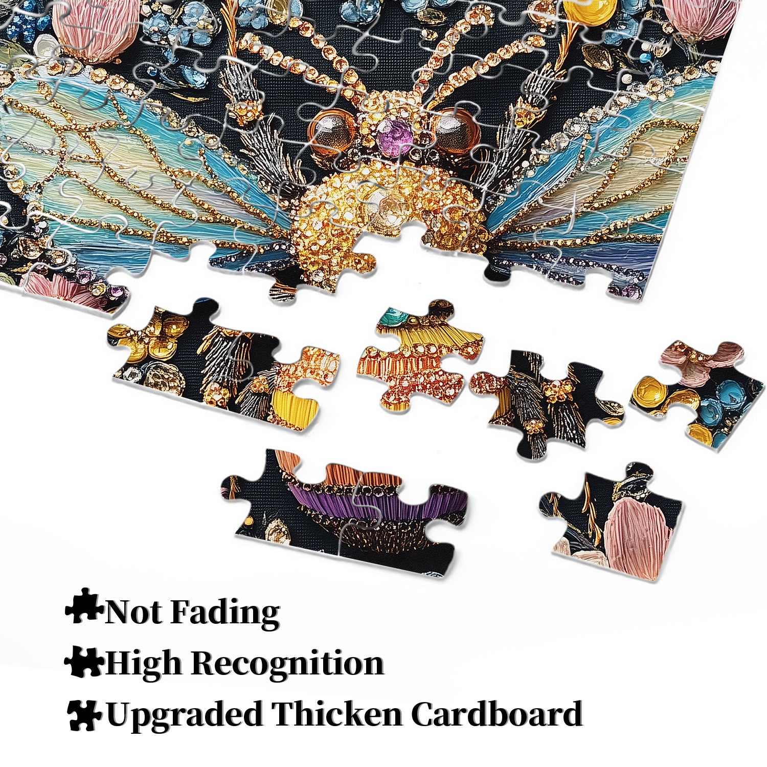 Jeweled Bee Jigsaw Puzzle 1000 Pieces