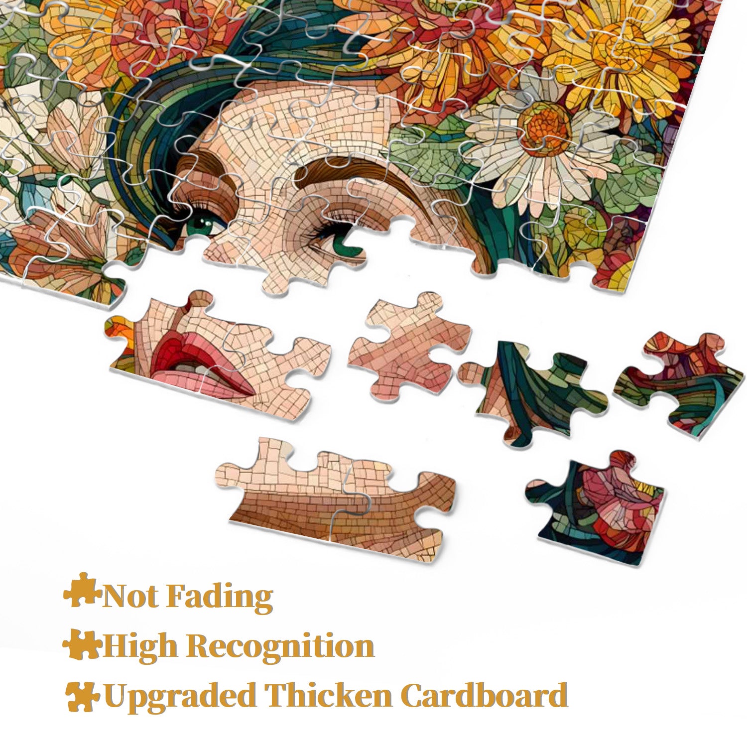 Mosaic Nymph Jigsaw Puzzle 1000 Pieces