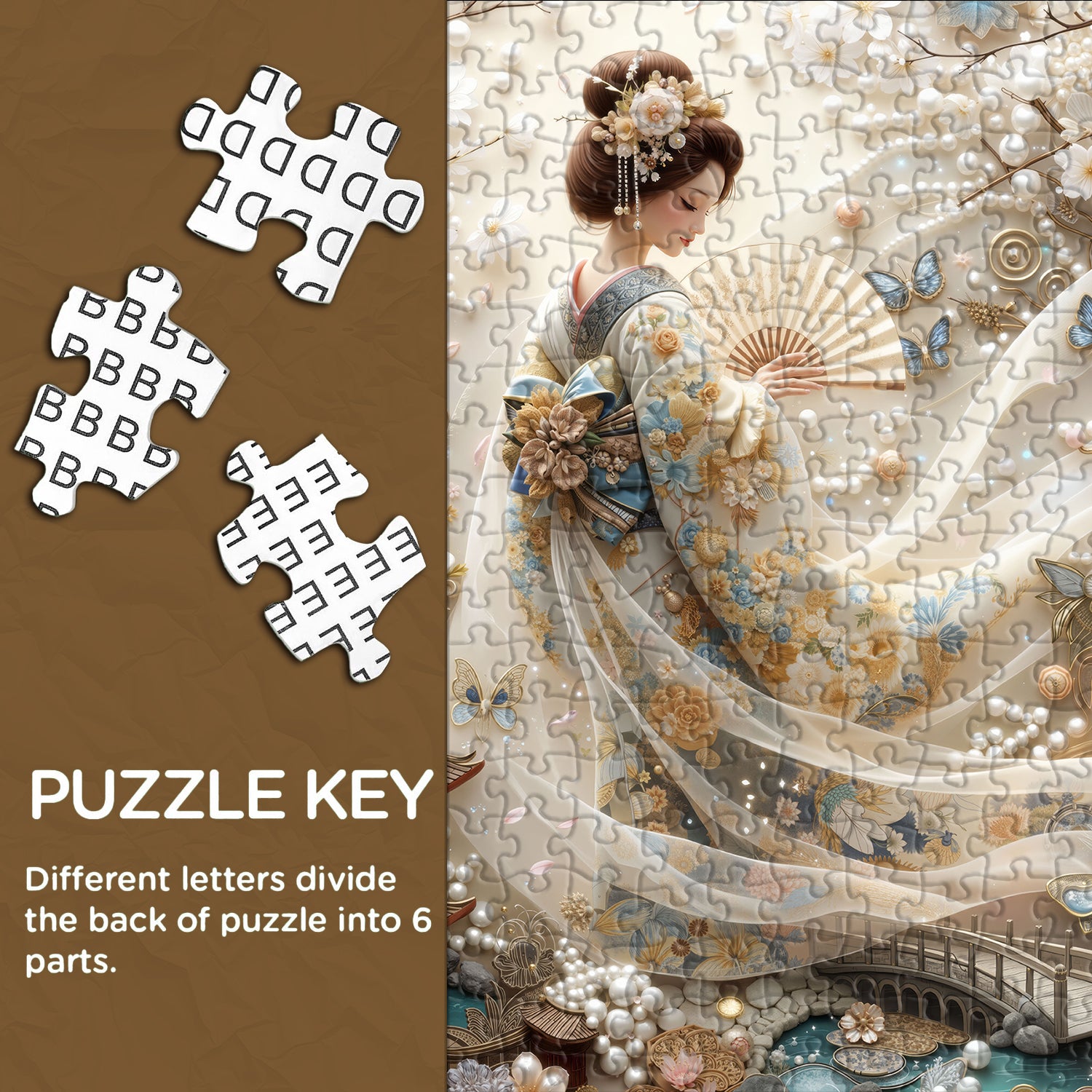 Flüsternde Blüten Puzzle 1000 Teile