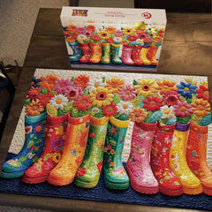Blumenstiefel Puzzle 1000 Stücke