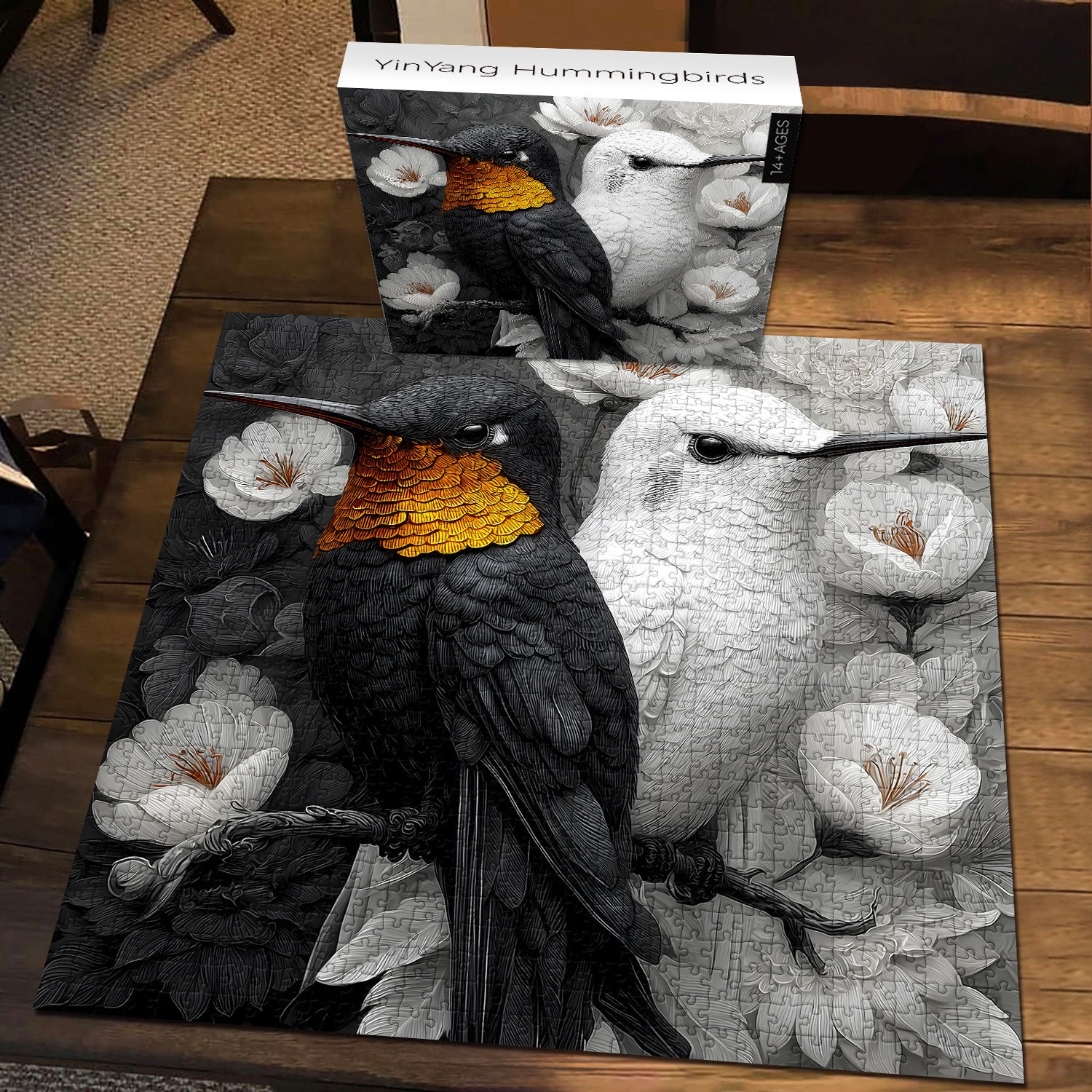 YinYang Hummingbirds Jigsaw Puzzle 1000 Pieces