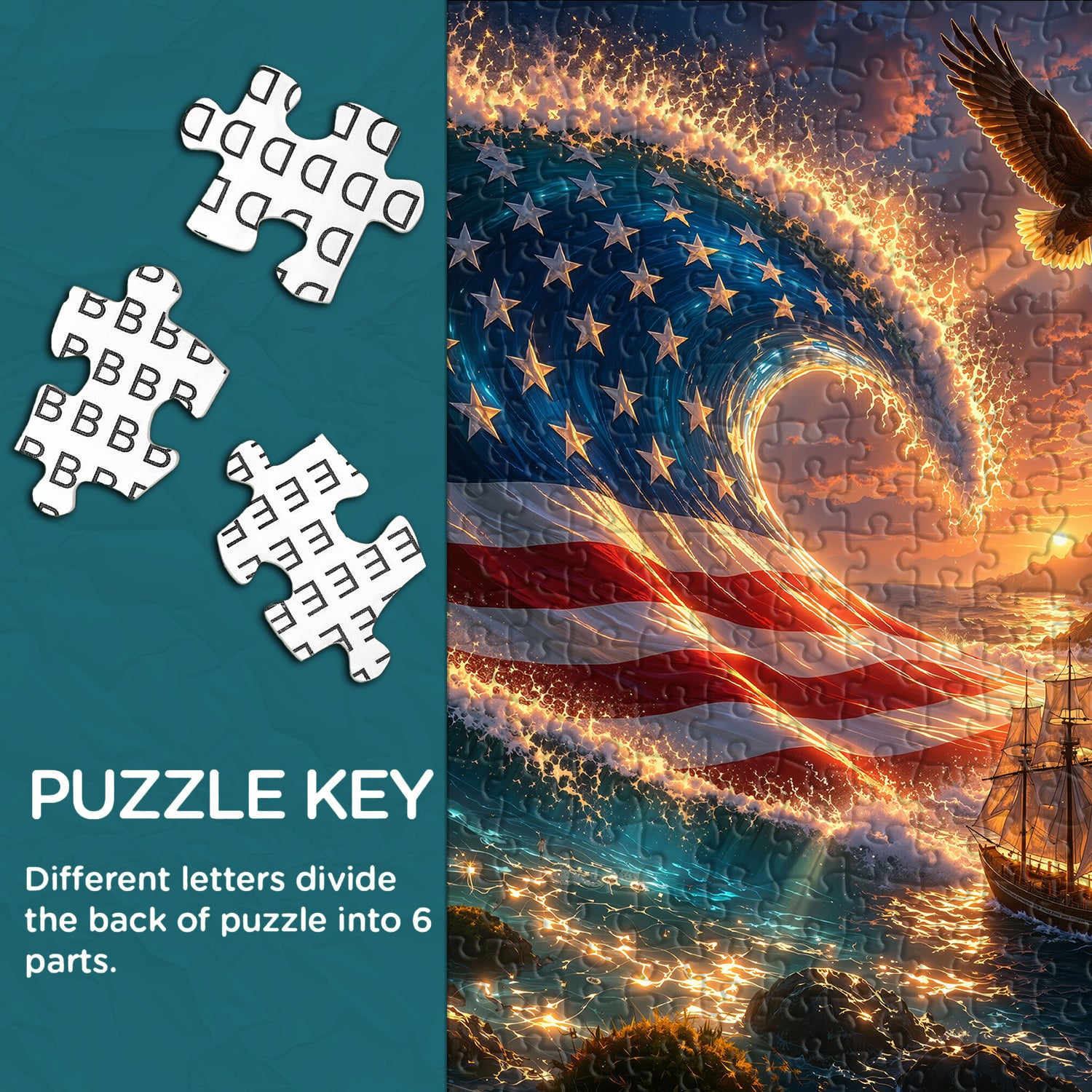 Sterne & Meer Freiheit Puzzle 1000 Teile