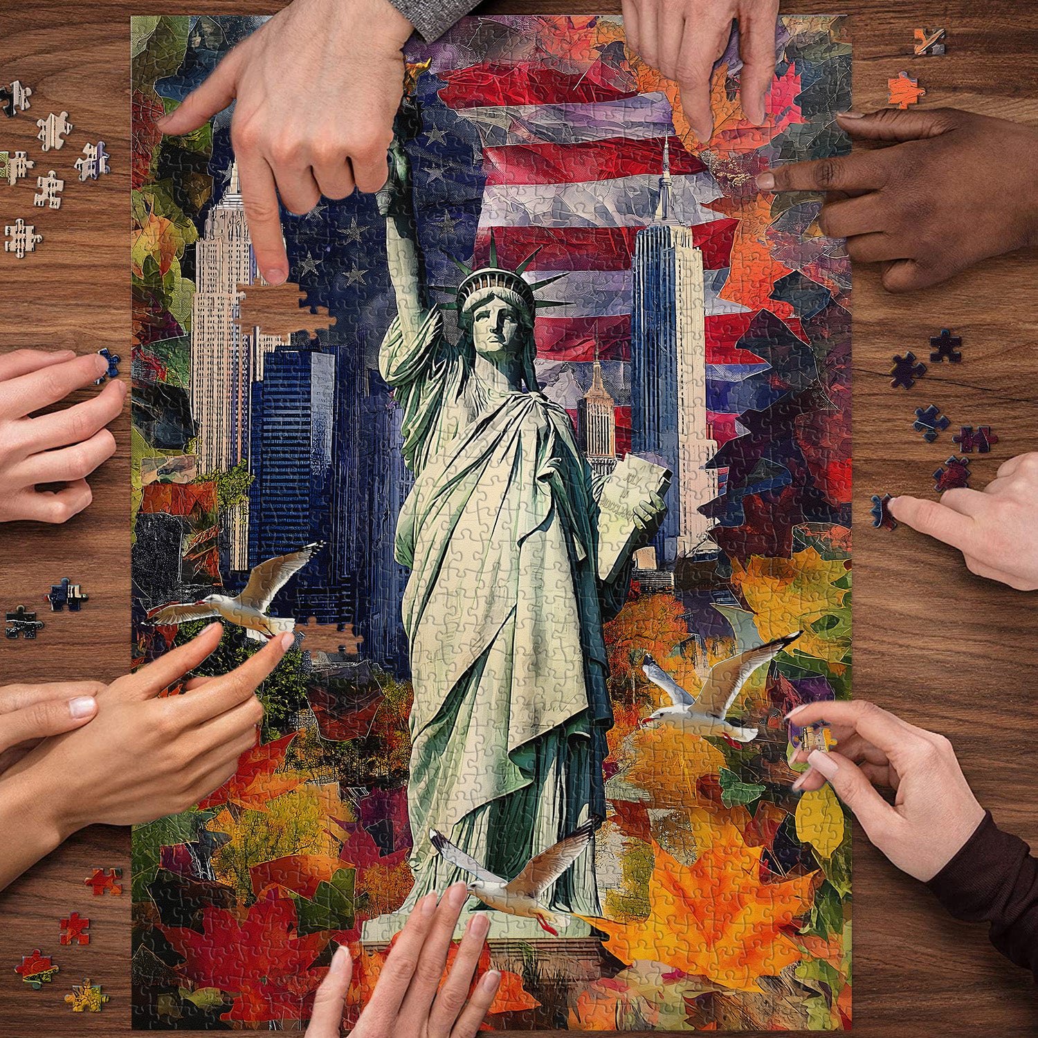Liberty Collage Jigsaw Puzzle 1000 Pieces