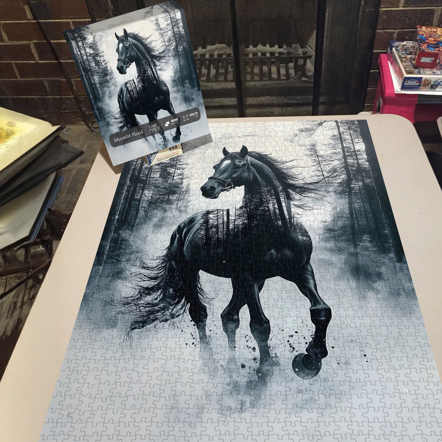 Mondschein-Ross-Puzzle 1000 Teile