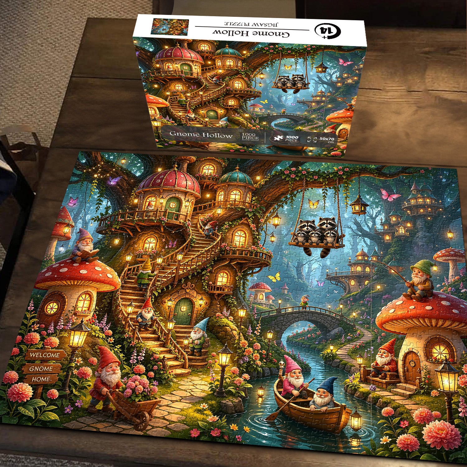 Gnome Hollow Puzzle 1000 Teile