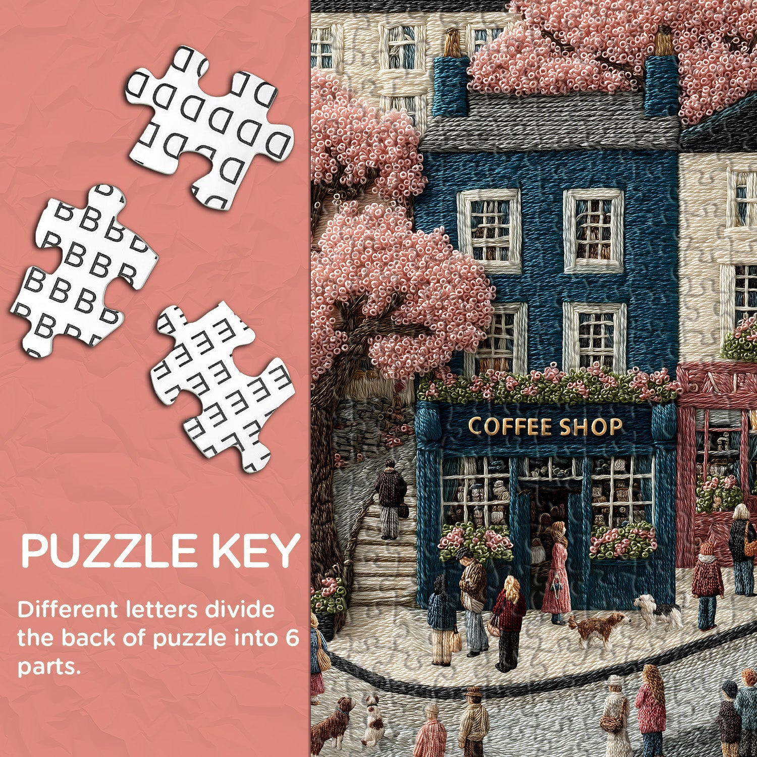 Cherry Blossom Street Jigsaw Puzzle 1000 Pieces