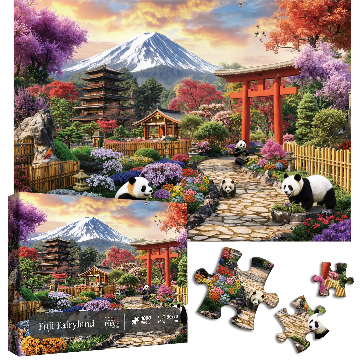 Fuji Fairyland Puzzle 1000 Teile
