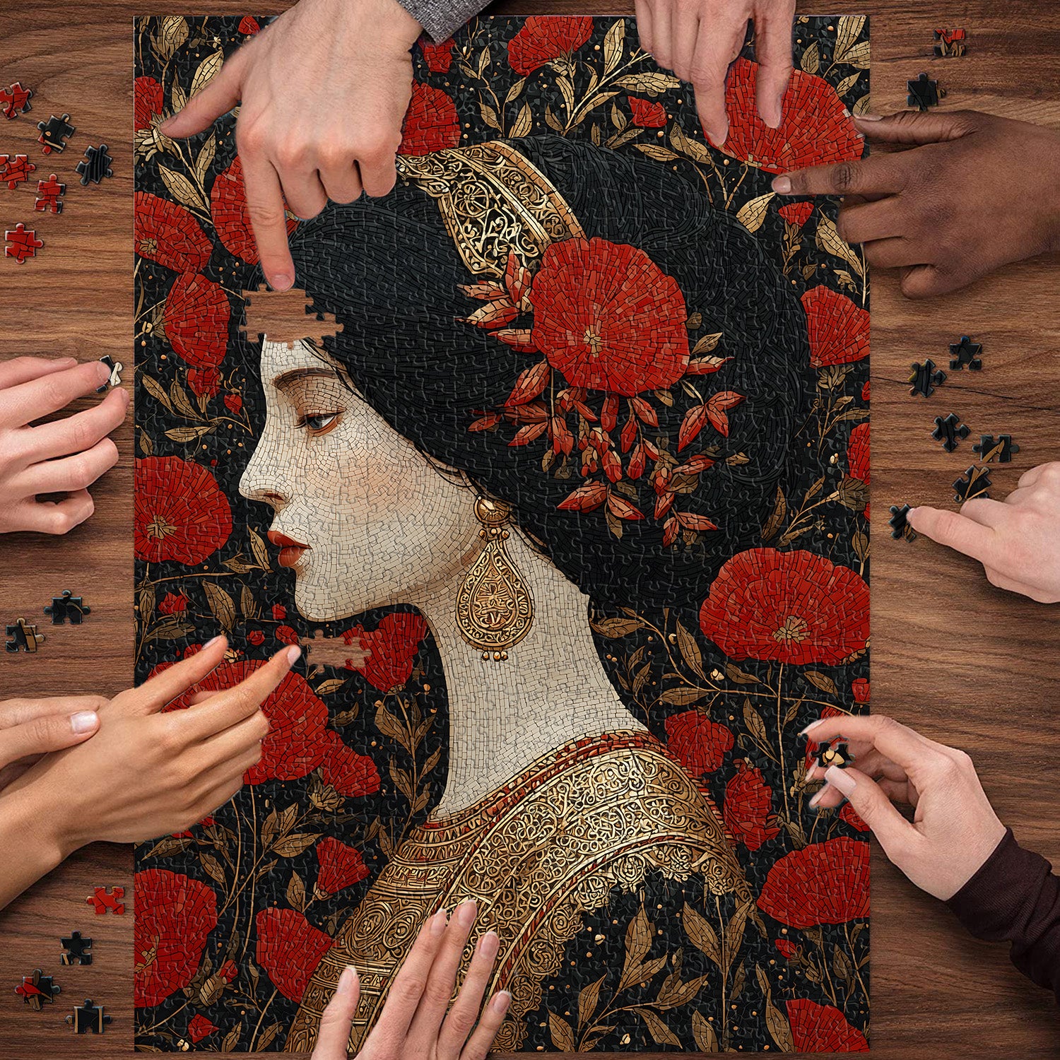 Blumenschönheitspuzzle 1000 Teile