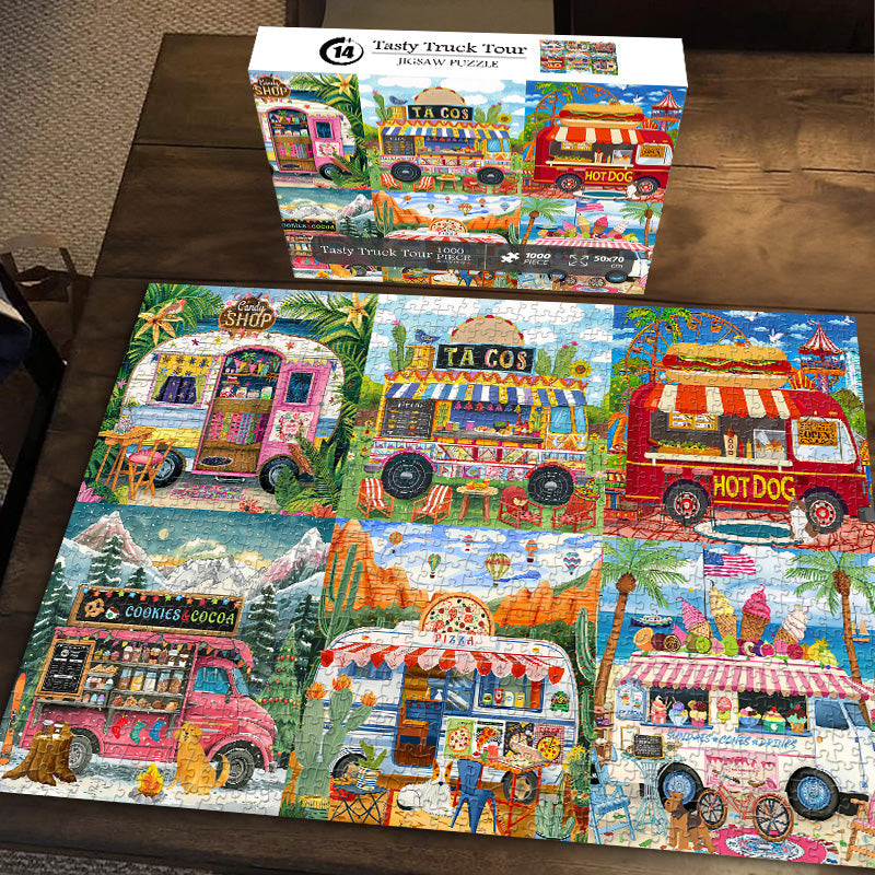 Tasty Truck Tour Jigsaw Puzzles 1000 Pieces