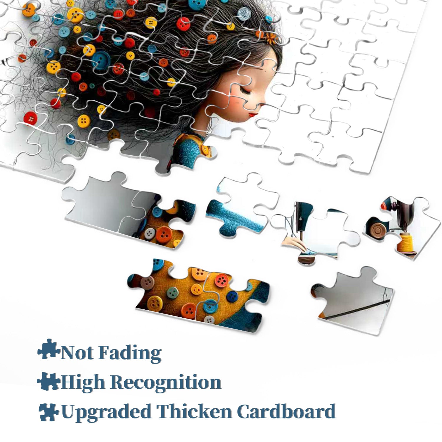 Sewing Girl Jigsaw Puzzle 1000 Pieces