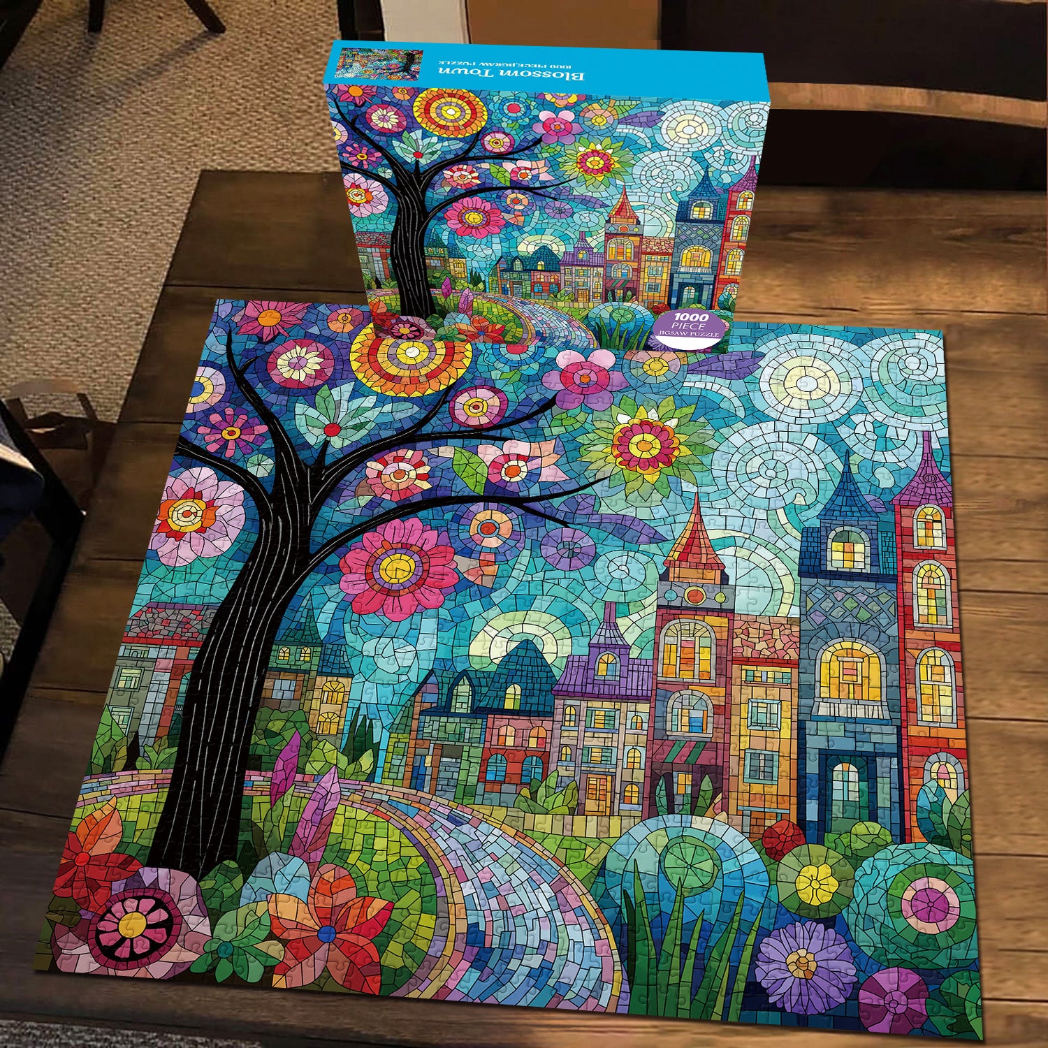 Blossom Town Jigsaw Puzzle 1000 Pieces