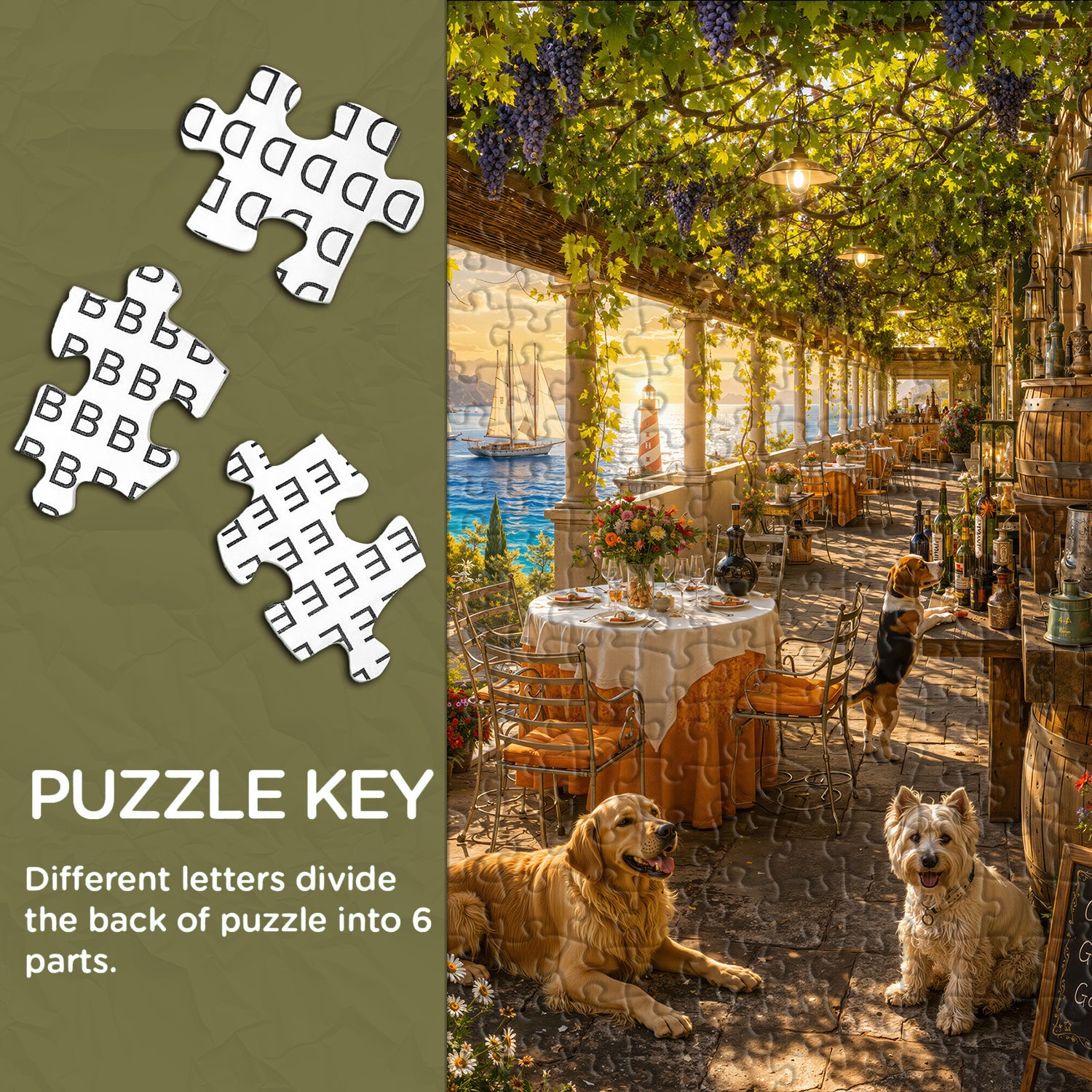 Sunset Vine Terrace Puzzle 1000 Teile