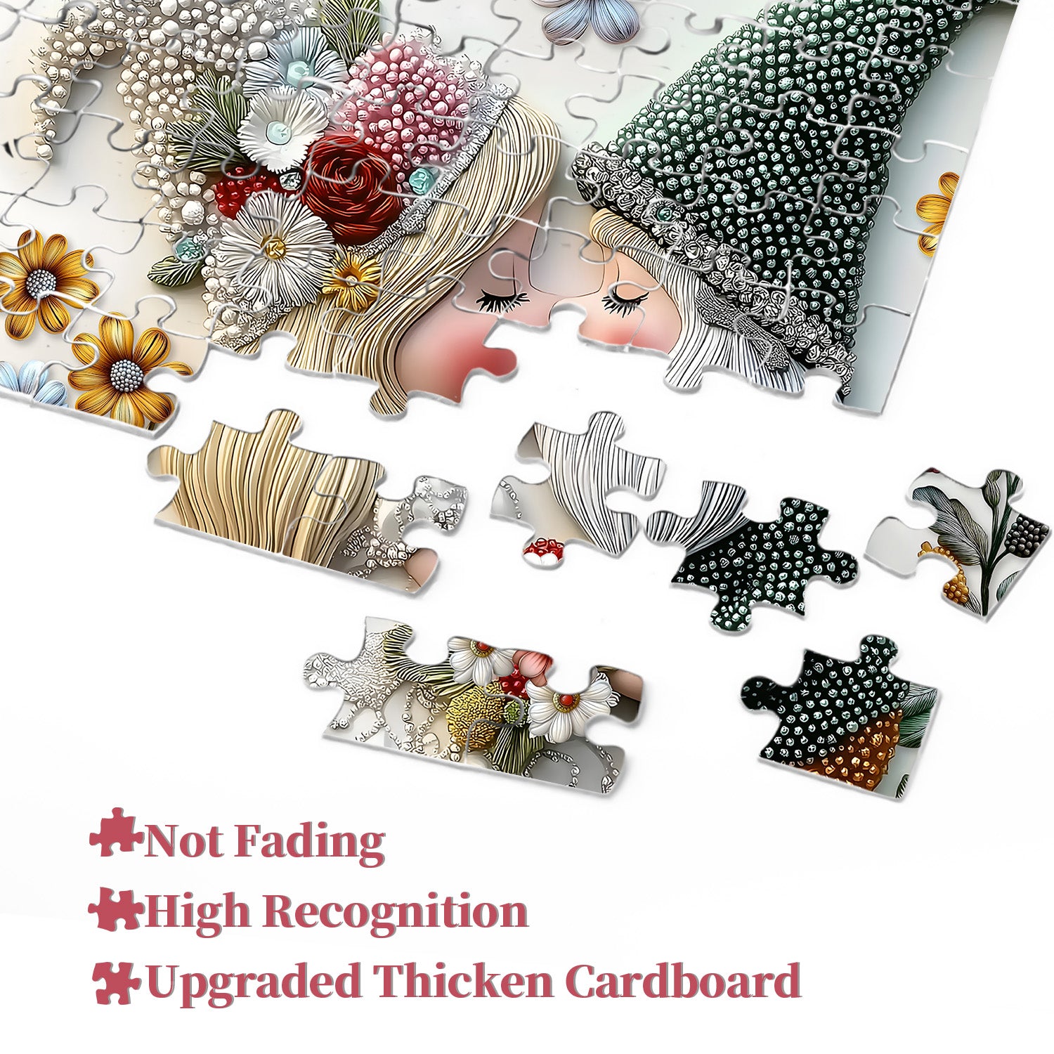 Verliebte Zwerge Puzzle 1000 Teile