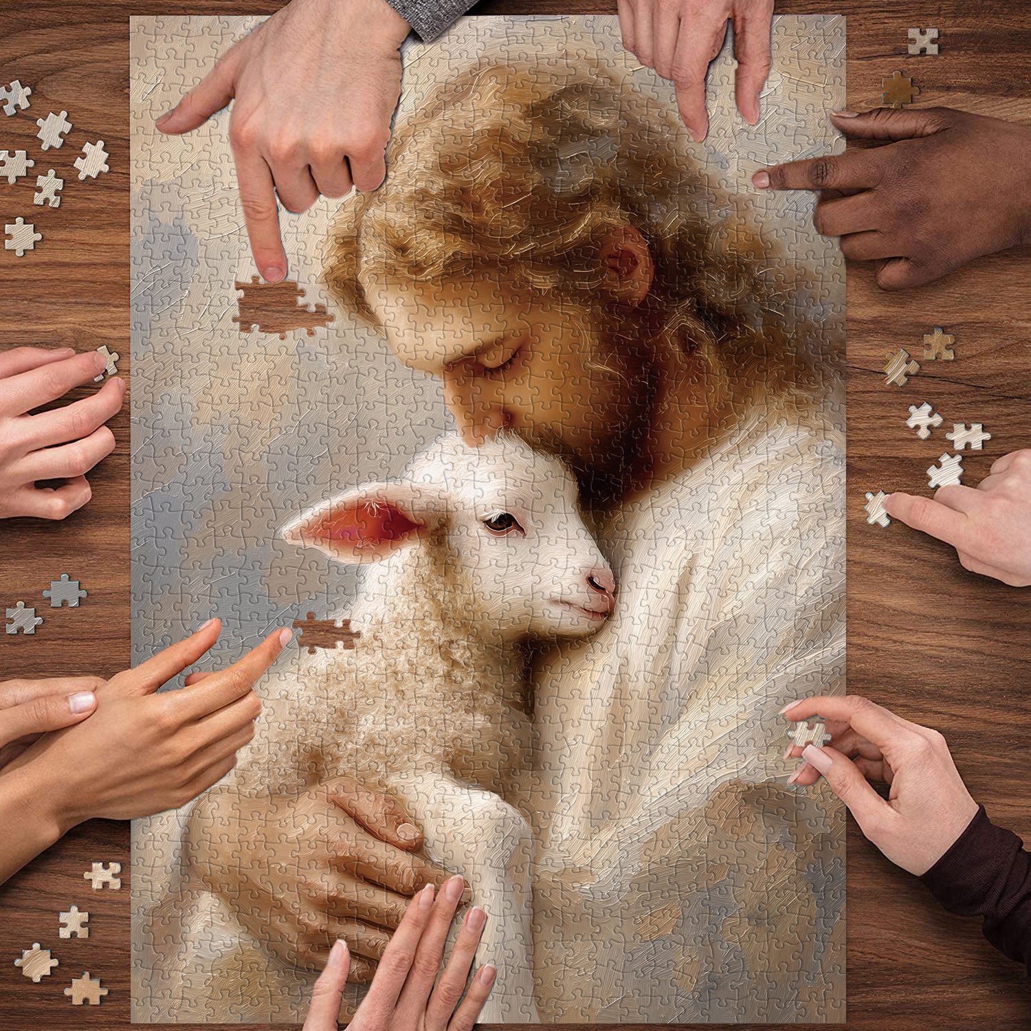 Sacred Lamb Jigsaw Puzzle 1000 Pieces