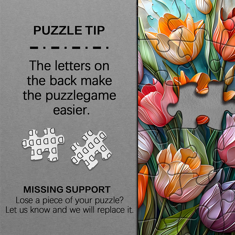 Blooming Tulip Jigsaw Puzzles 1000 Pieces