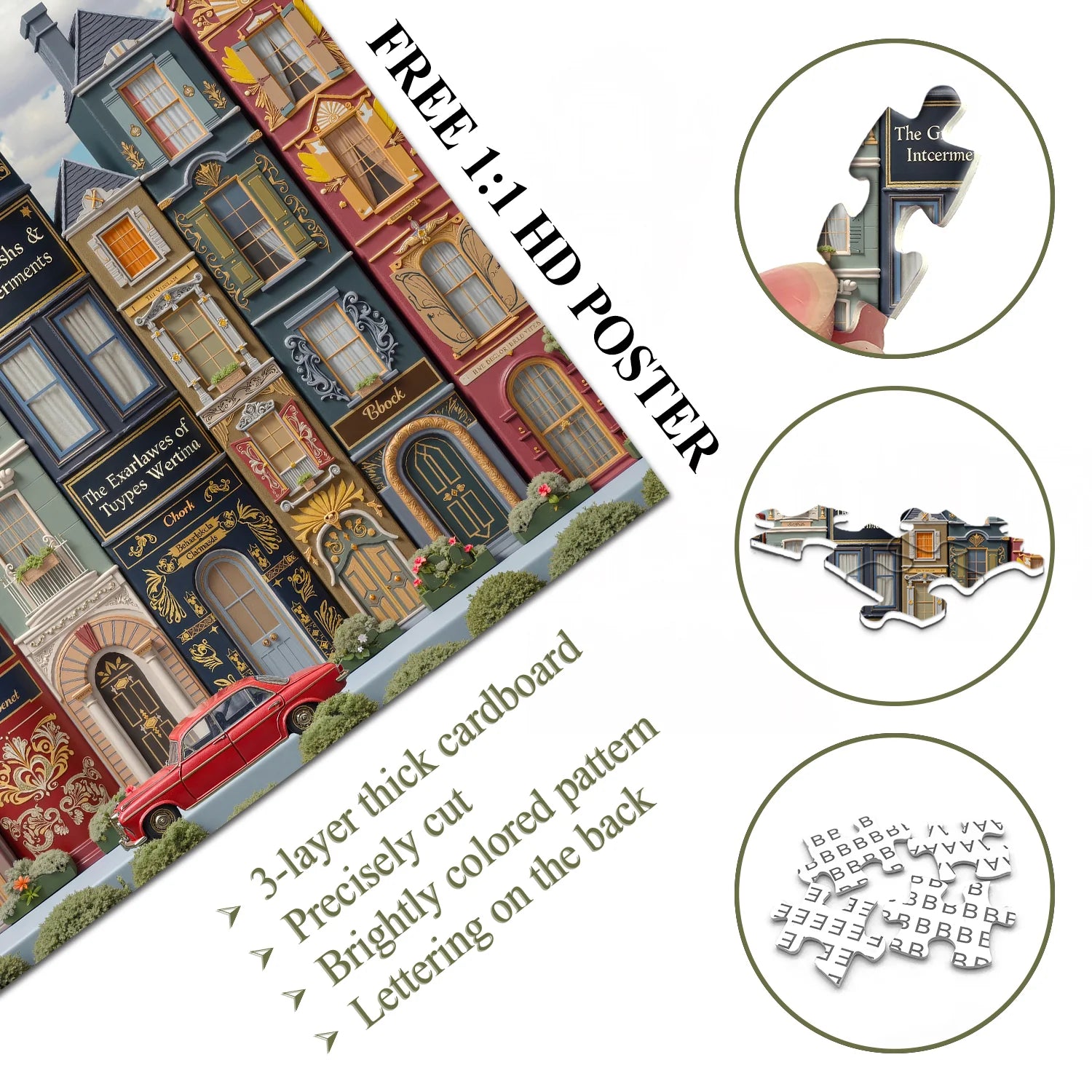 Literaturstadt Puzzle 1000 Stücke