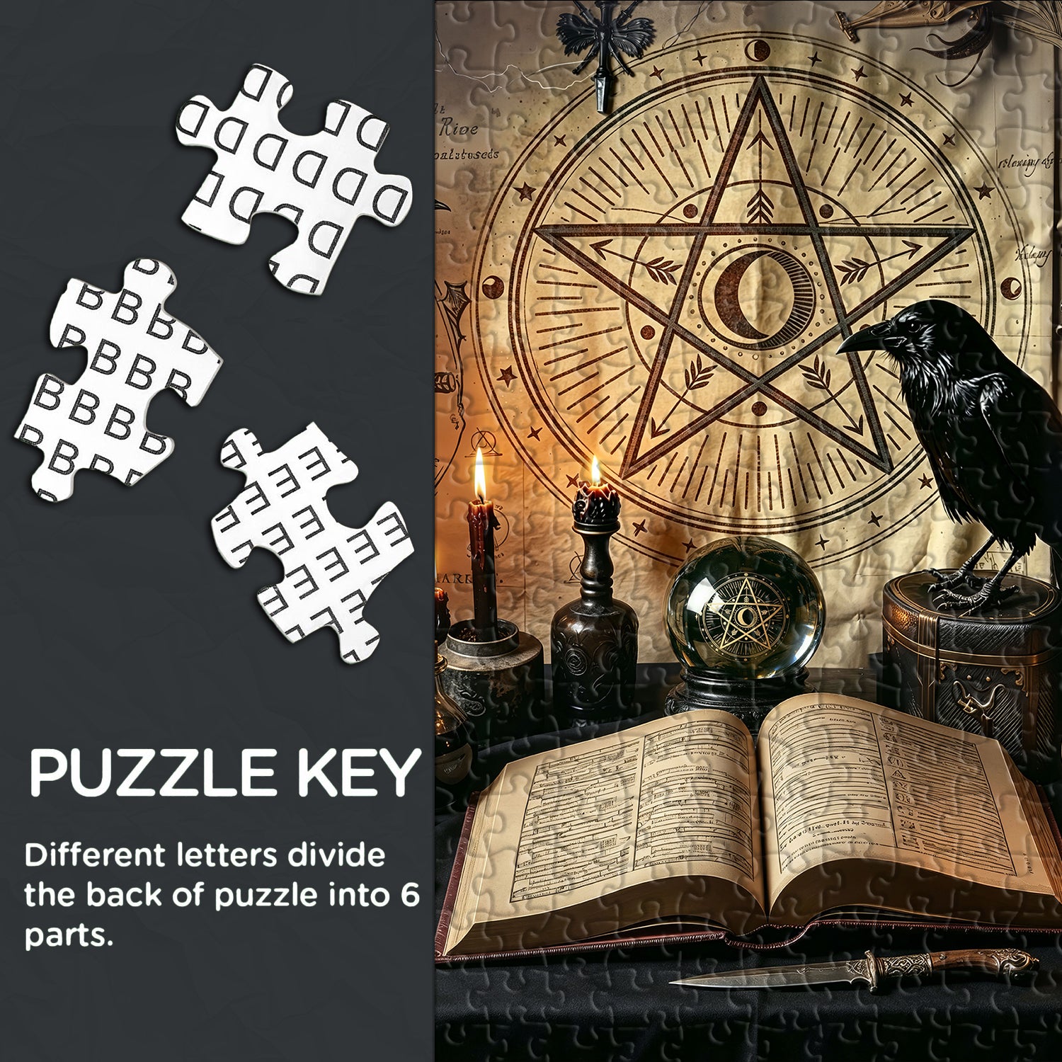 Raven Arcana Puzzle 1000 Teile