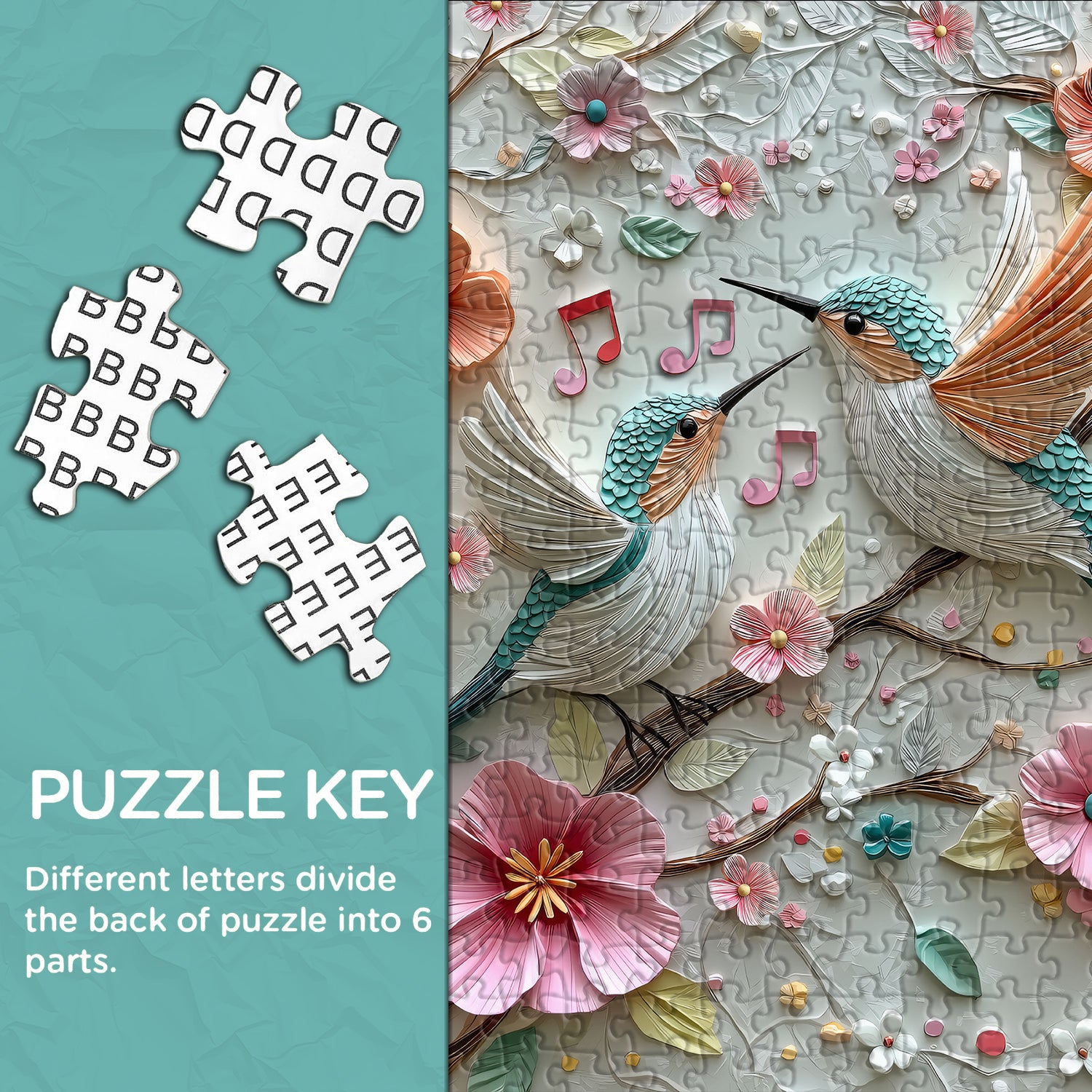 Birdsong Bloom Puzzle 1000 Teile