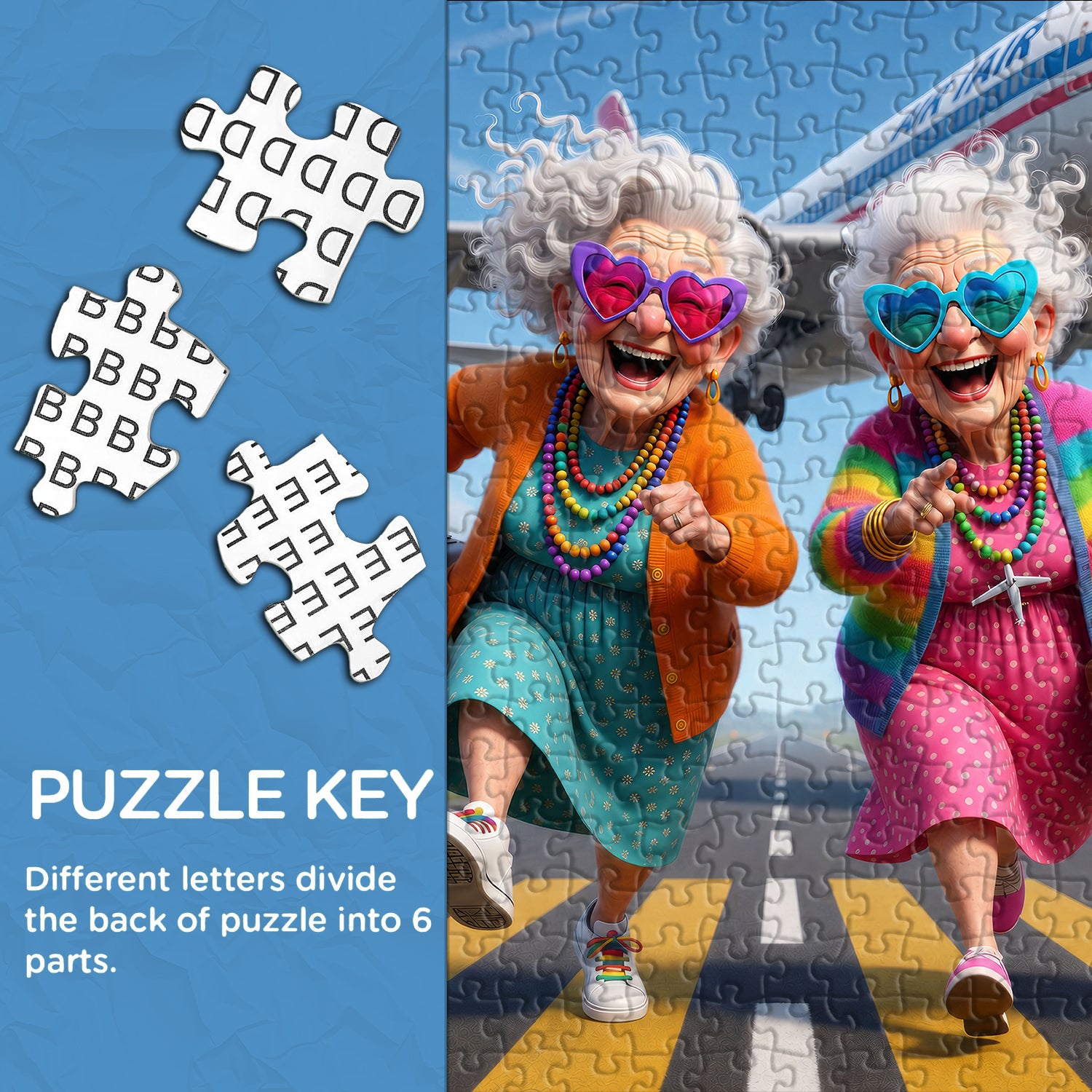 Fernweh Omas Puzzle 1000 Teile