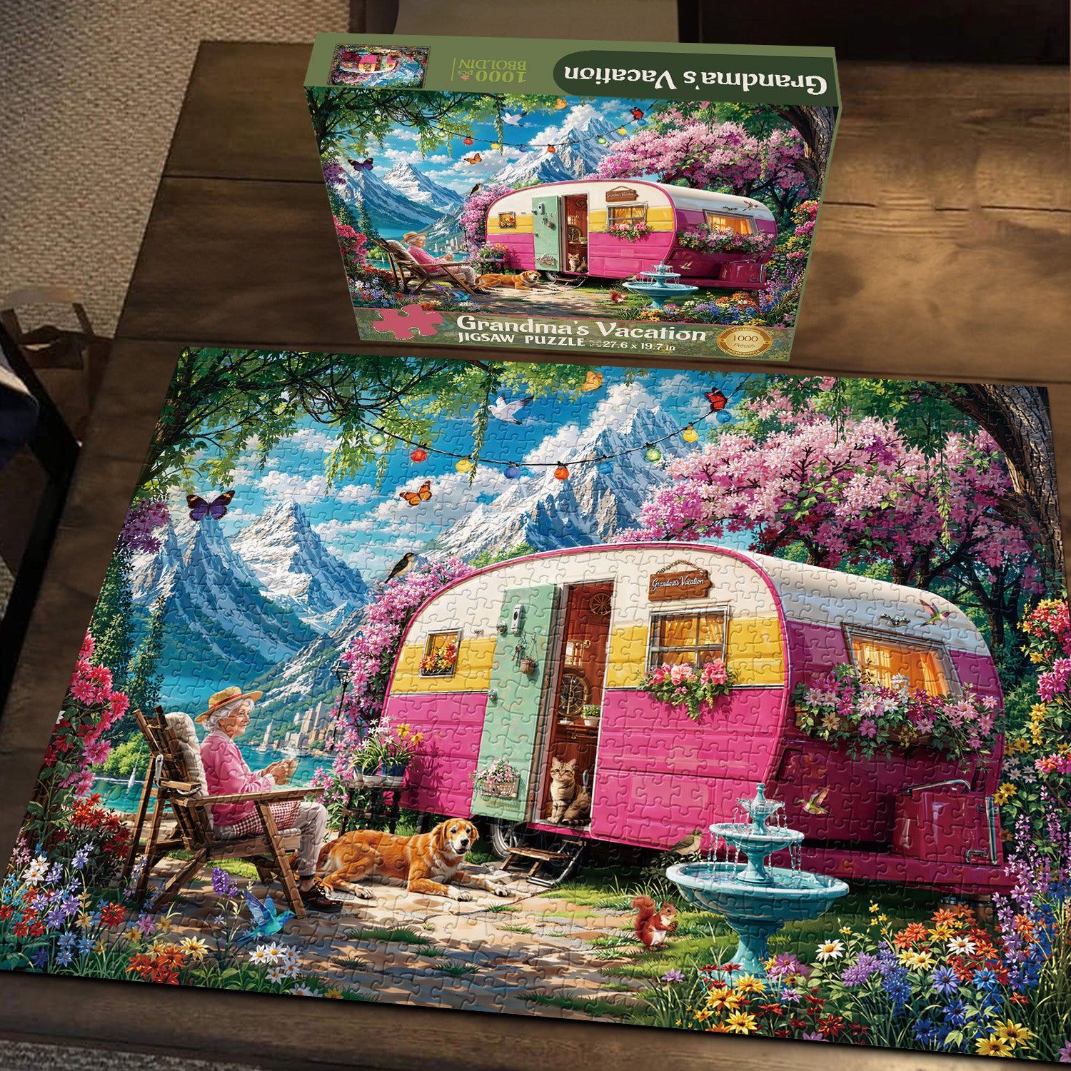 Grandma's Vacation Jigsaw Puzzle 1000 Pieces